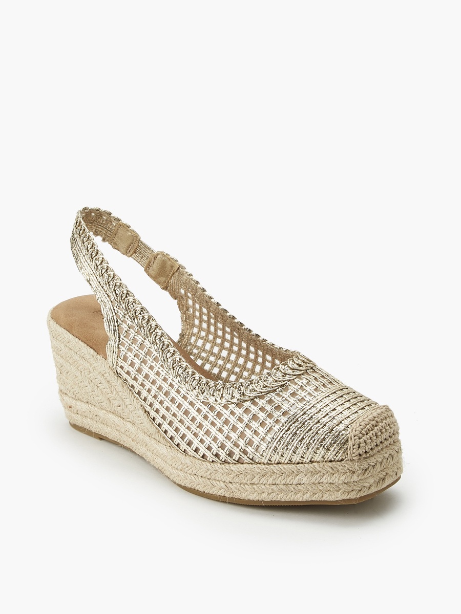 Women Espadrille Slingback Mules