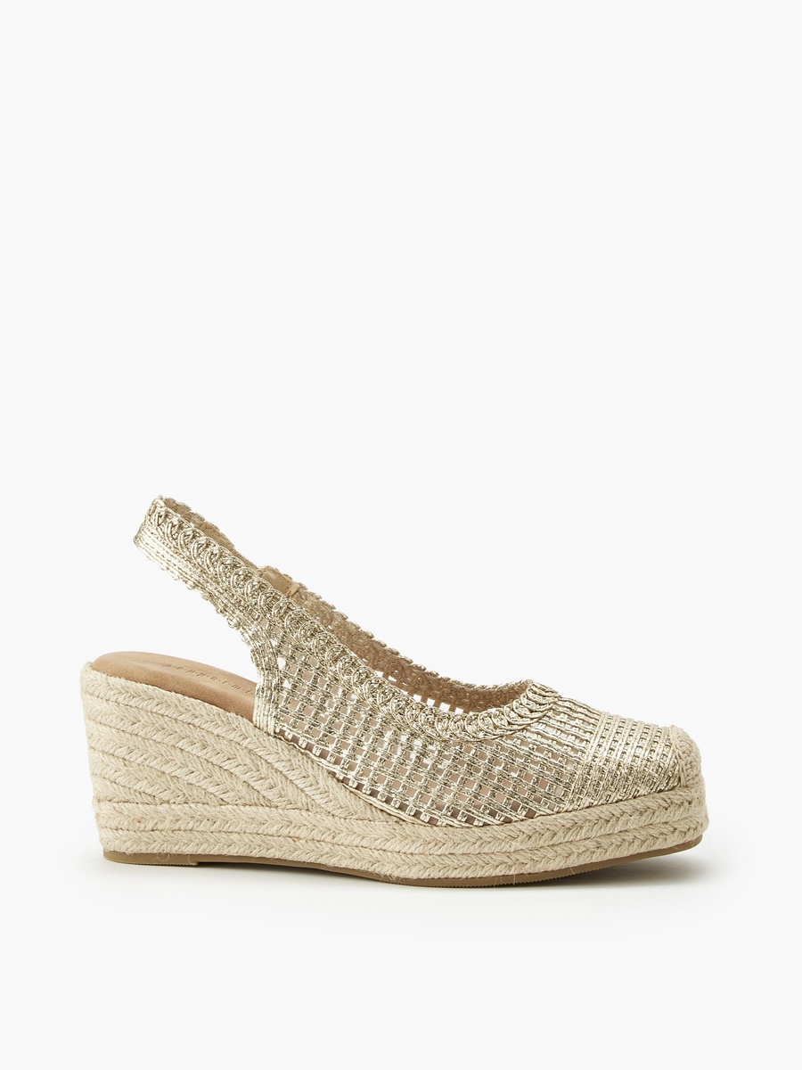 Women Espadrille Slingback Mules