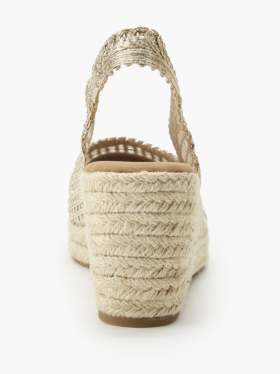 Women Espadrille Slingback Mules