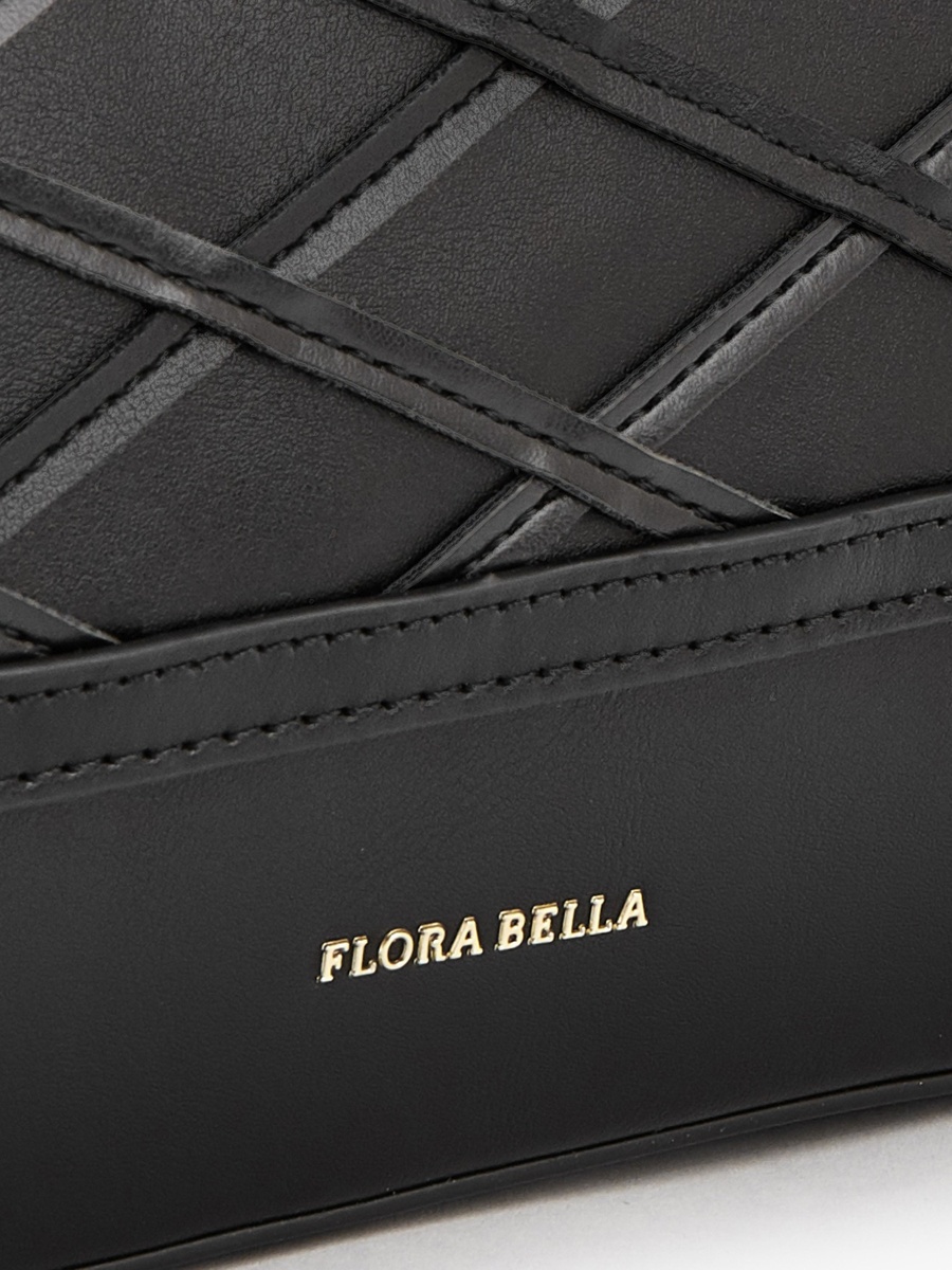 Textured Crossbody Bag with Detachable Strap