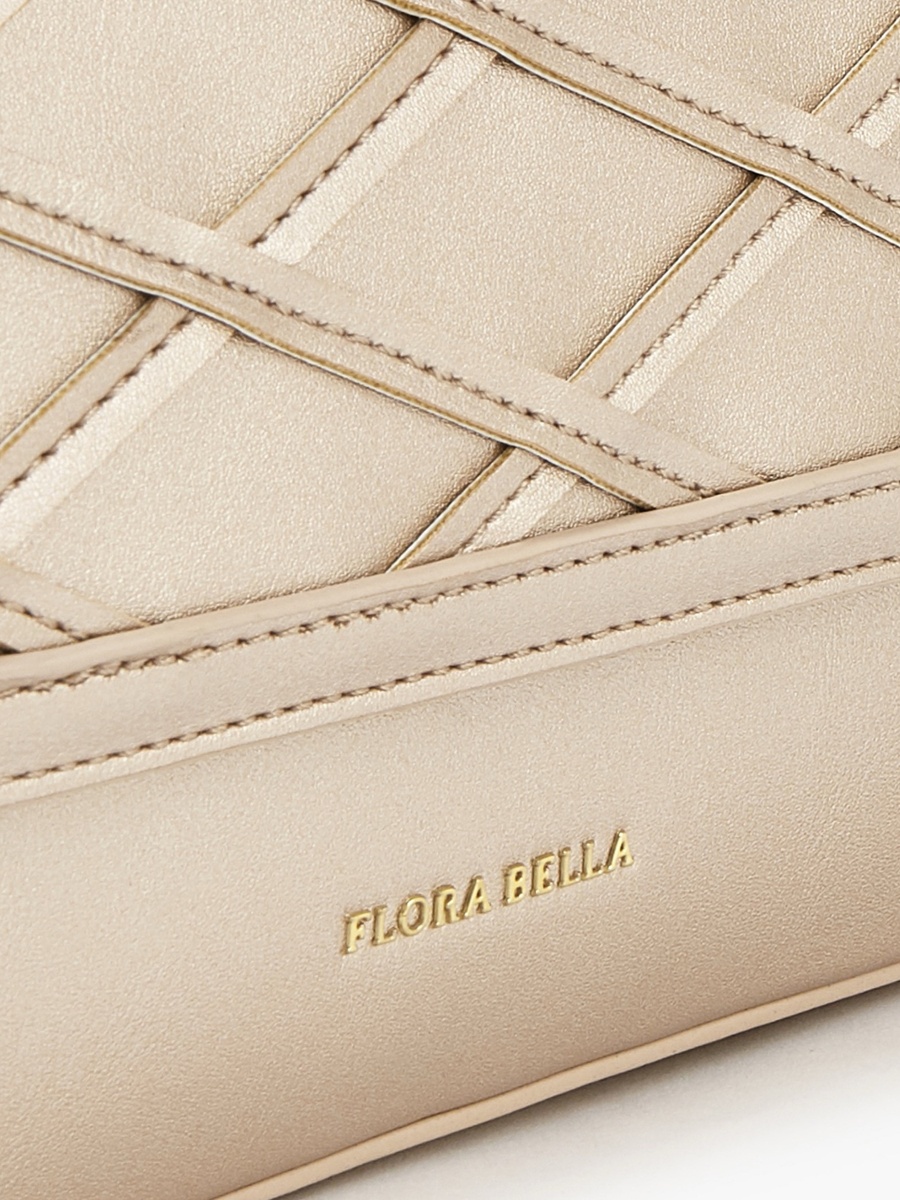 Textured Crossbody Bag with Detachable Strap