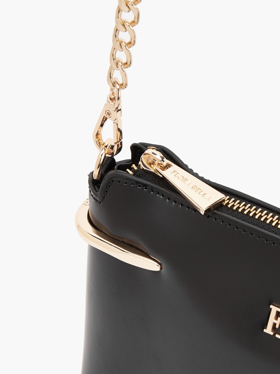 Crossbody Bag with Chain Accent