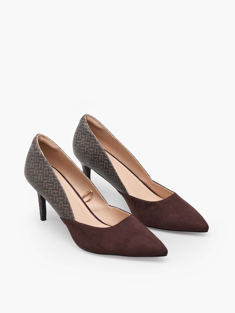 Women Flared Heel Pumps