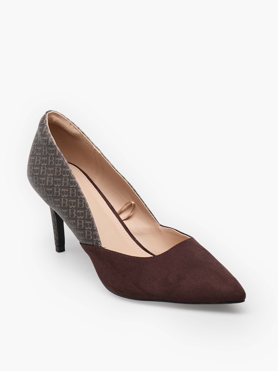 Women Flared Heel Pumps