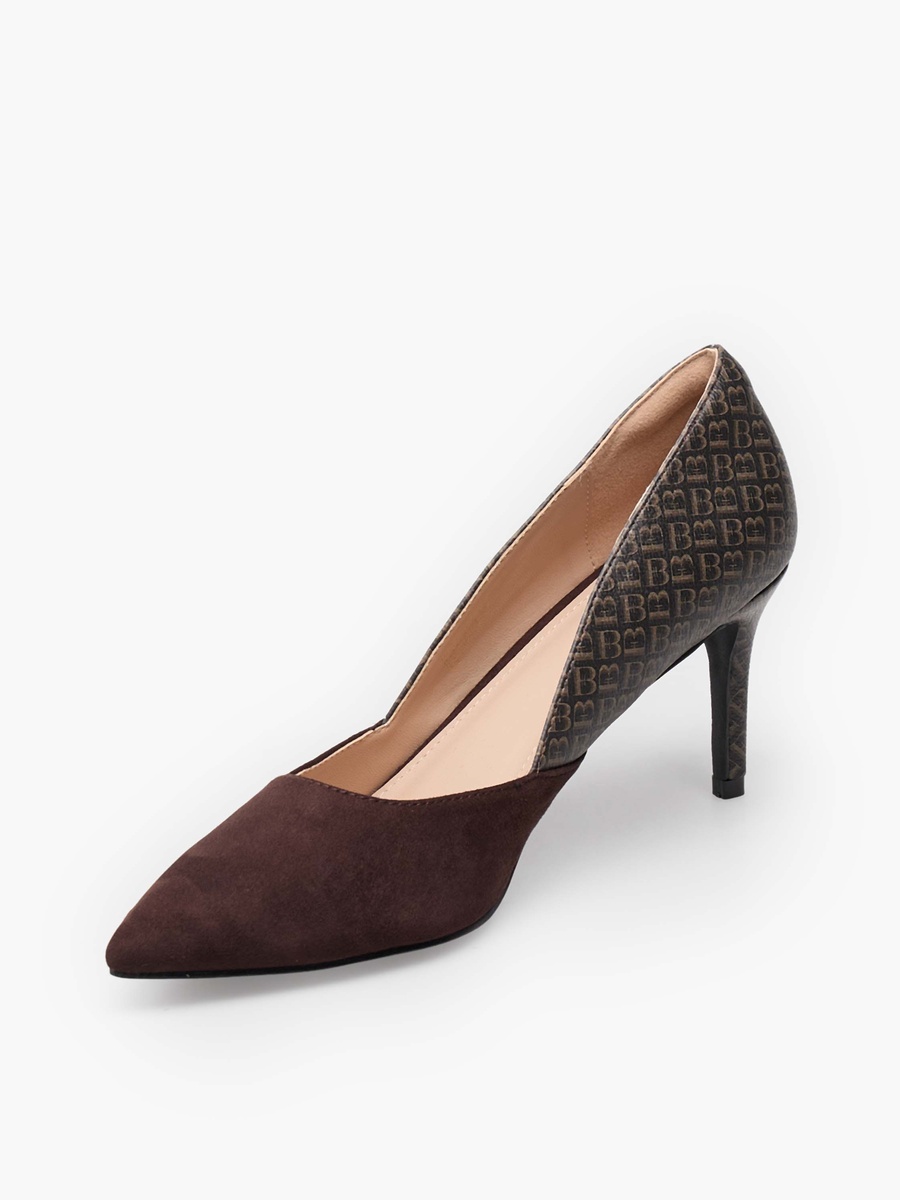 Women Flared Heel Pumps