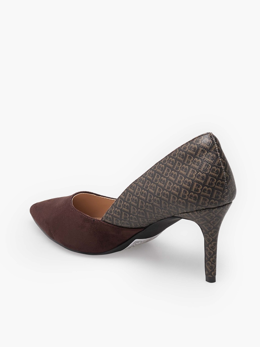 Women Flared Heel Pumps
