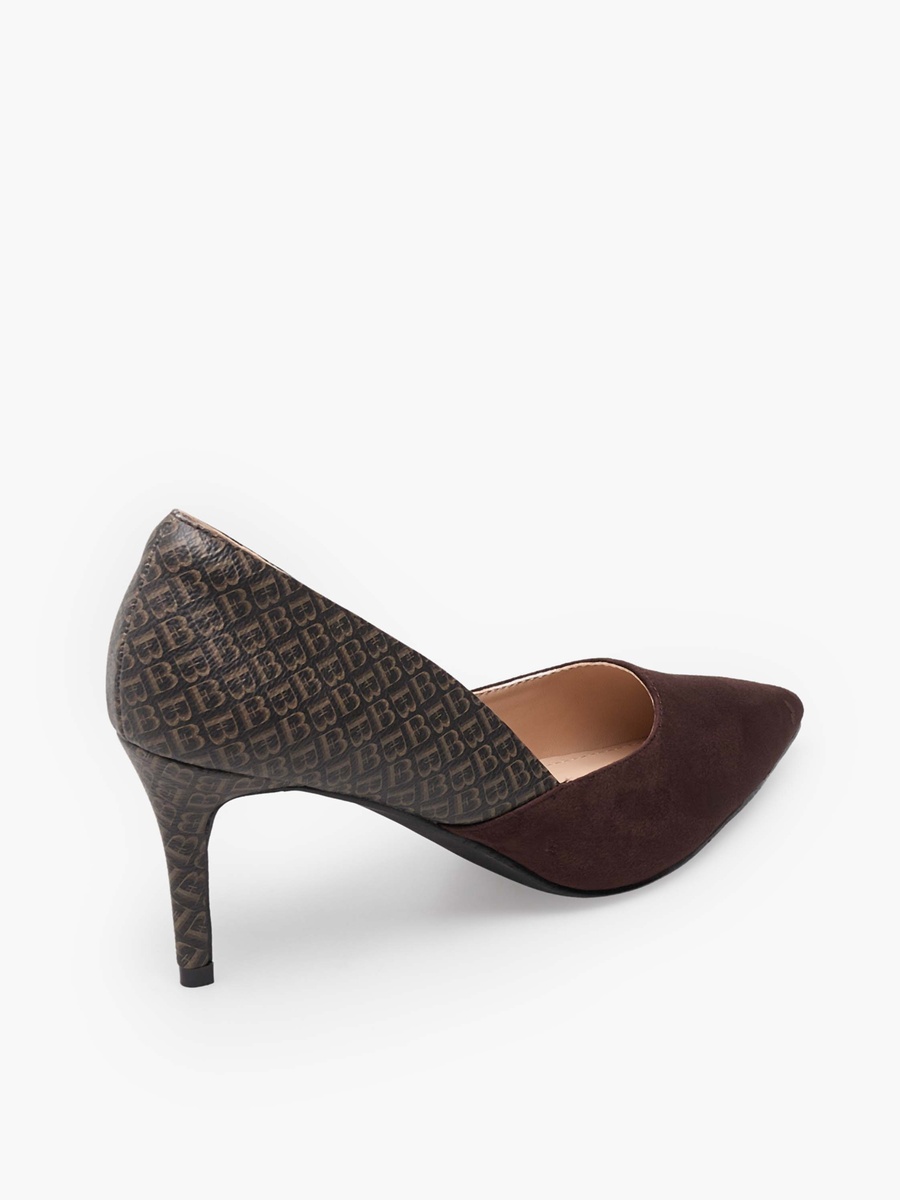 Women Flared Heel Pumps