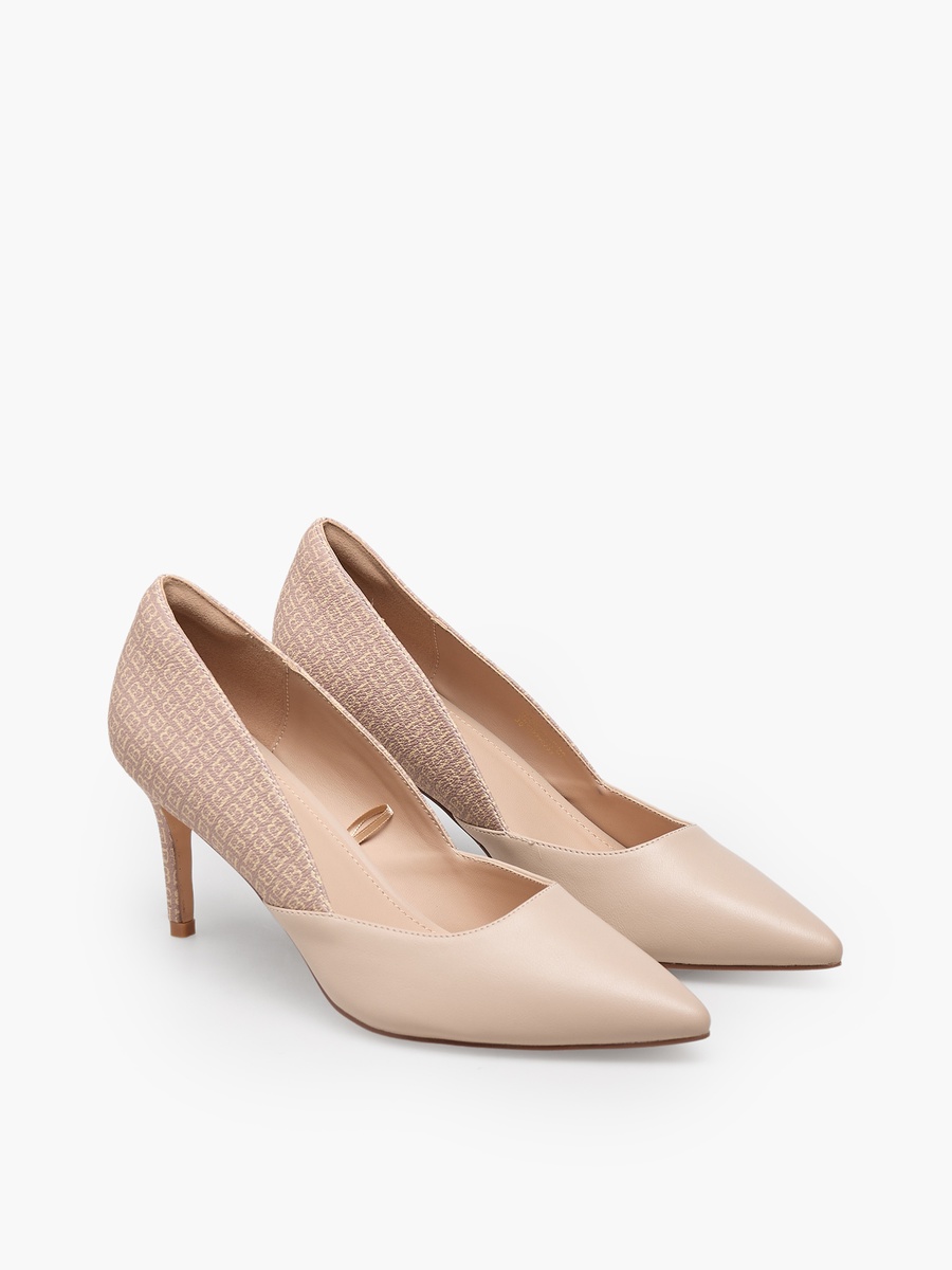 Women Flared Heel Pumps
