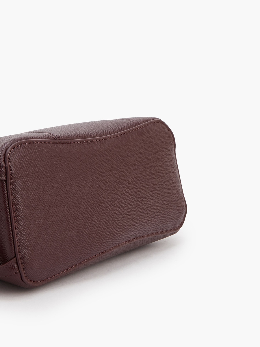Solid Tote Bag with Detachable Strap