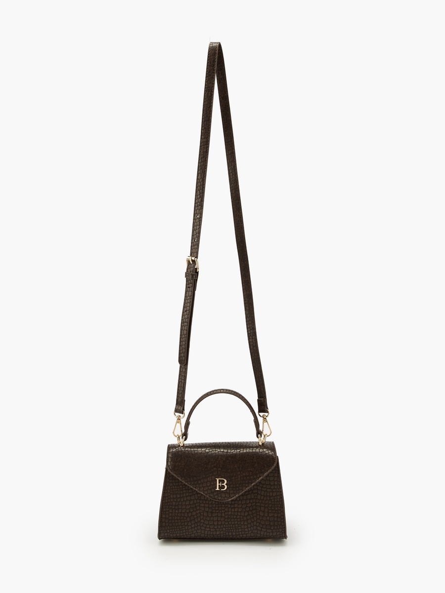 Textured Crossbody Bag with Removable Strap