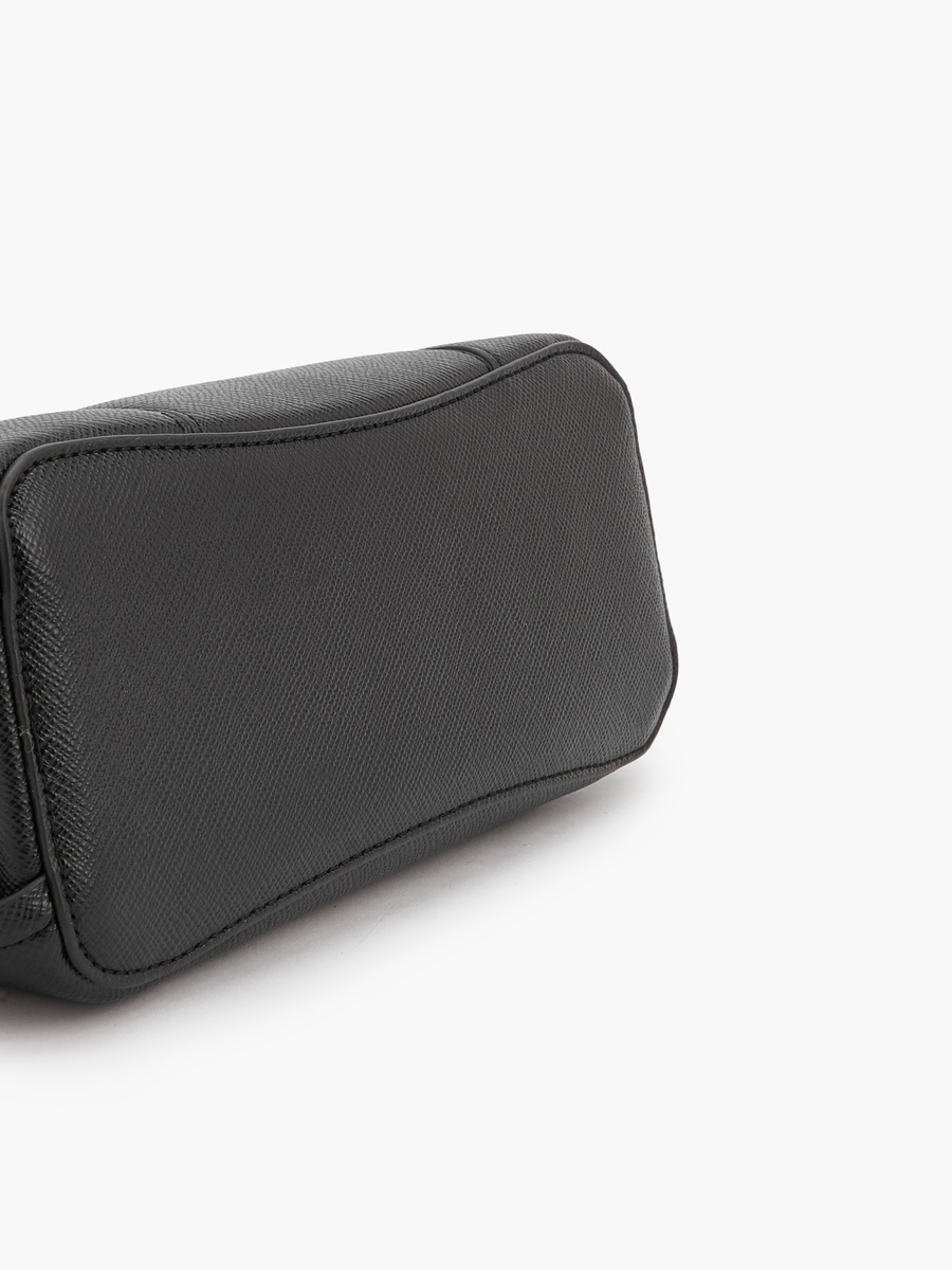 Solid Tote Bag with Detachable Strap