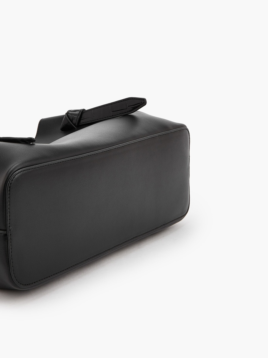 Solid Tote Bag with Detachable Shoulder Strap