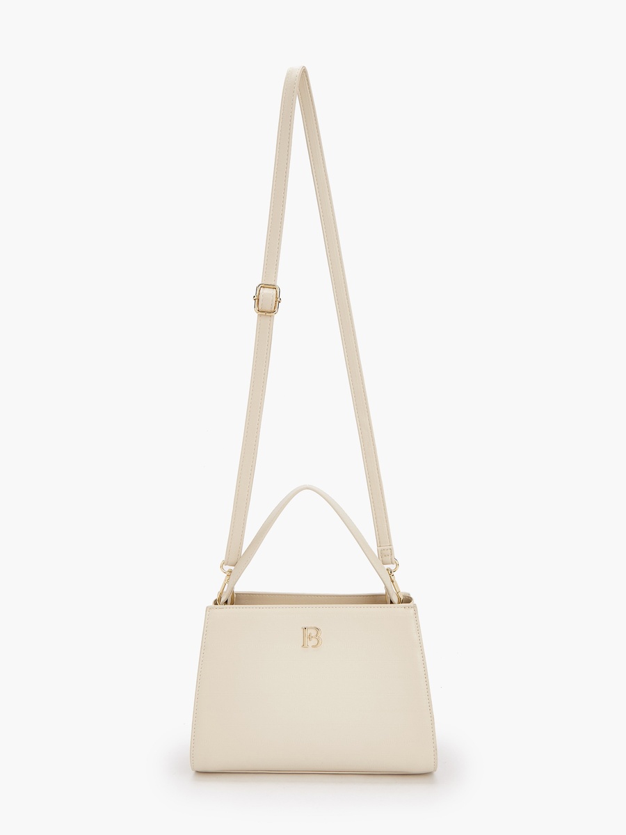Textured Shoulder Bag with Detachable Strap