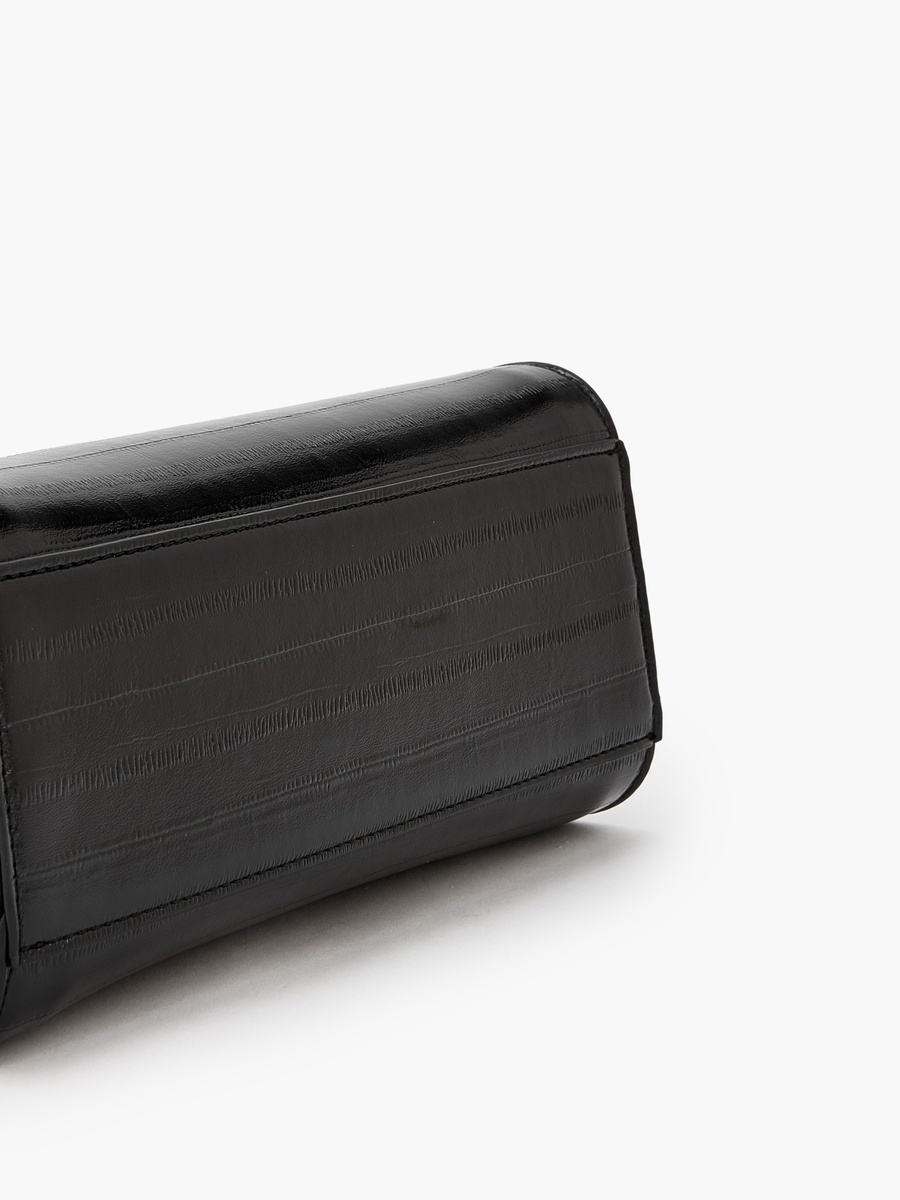 Textured Shoulder Bag with Detachable Strap