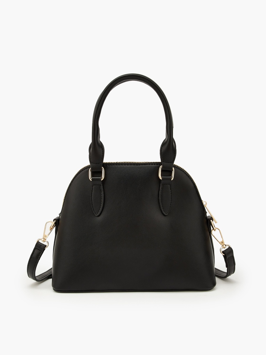 Laser Cut Satchel Bag with Detachable Strap