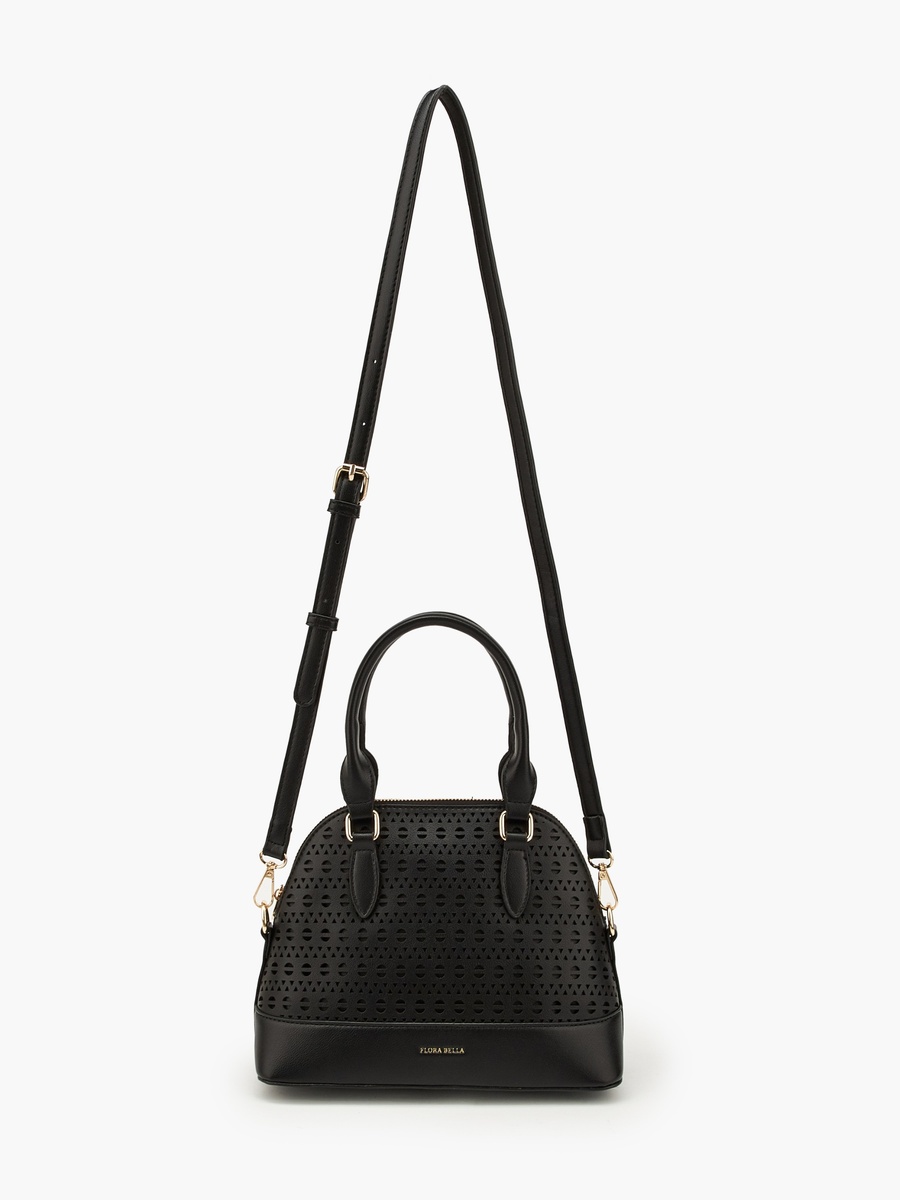 Laser Cut Satchel Bag with Detachable Strap