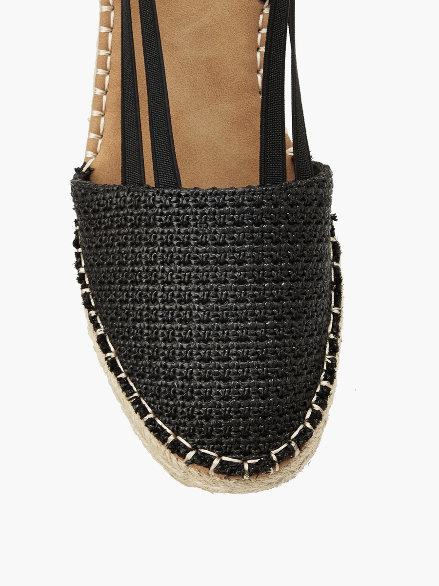 Women Textured Wedge Heel Espadrille Sandals