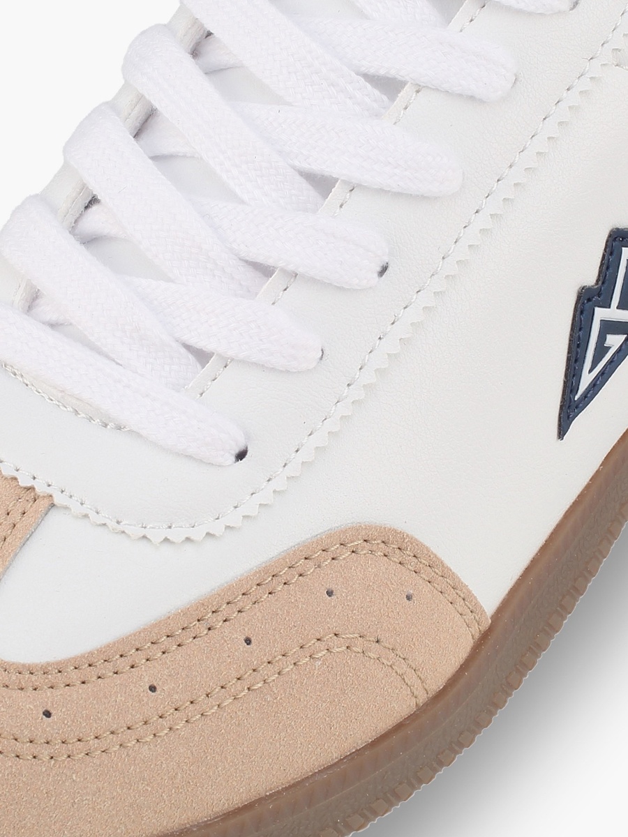 Color Block Lace-Up Ankle Sneakers