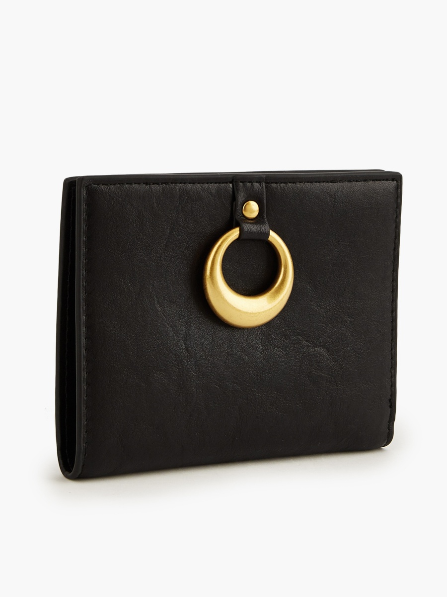 Bi-Fold Wallet with Metallic Trim