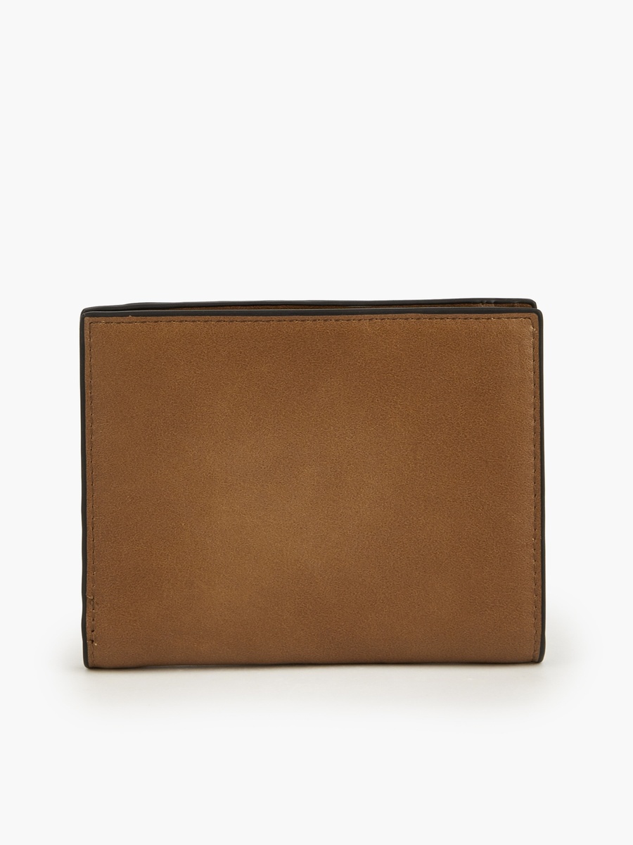 Bi-Fold Wallet with Metallic Trim