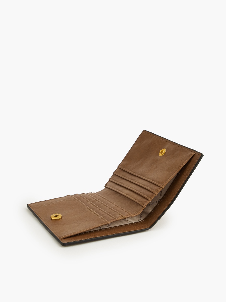 Bi-Fold Wallet with Metallic Trim