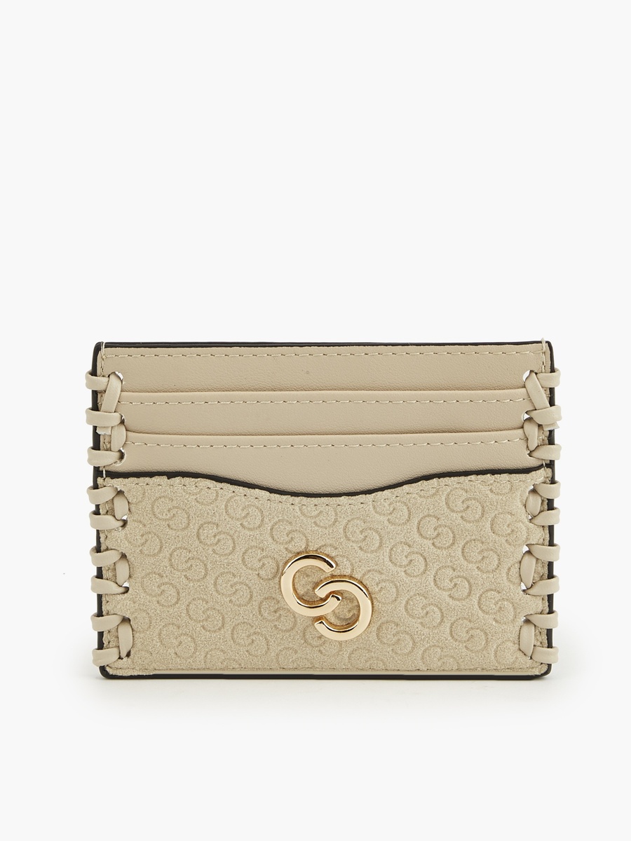 Monogram Embossed Card Holder