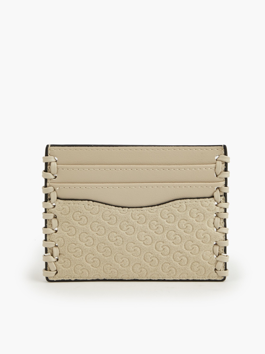 Monogram Embossed Card Holder