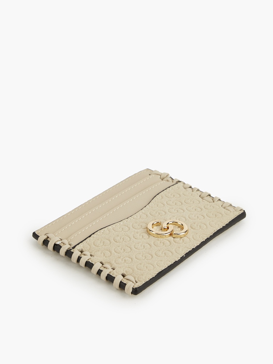 Monogram Embossed Card Holder
