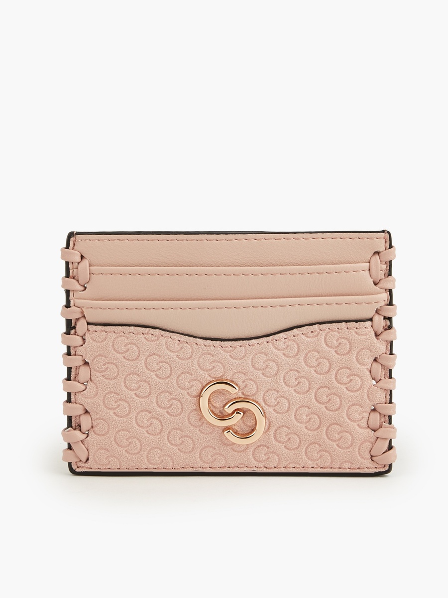 Monogram Embossed Card Holder