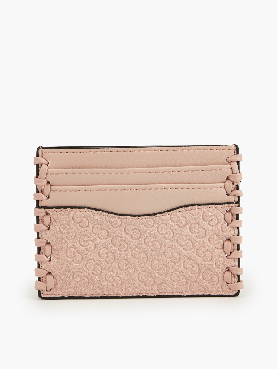 Monogram Embossed Card Holder