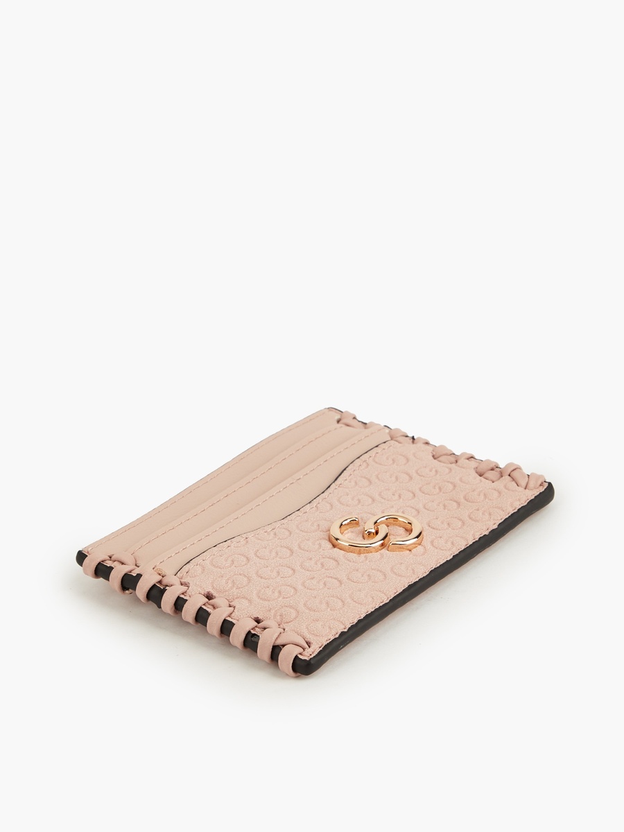 Monogram Embossed Card Holder