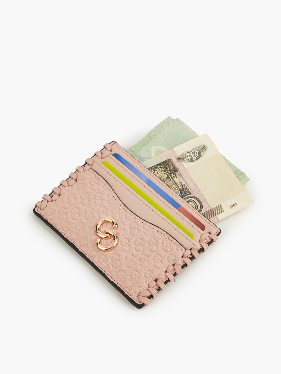 Monogram Embossed Card Holder