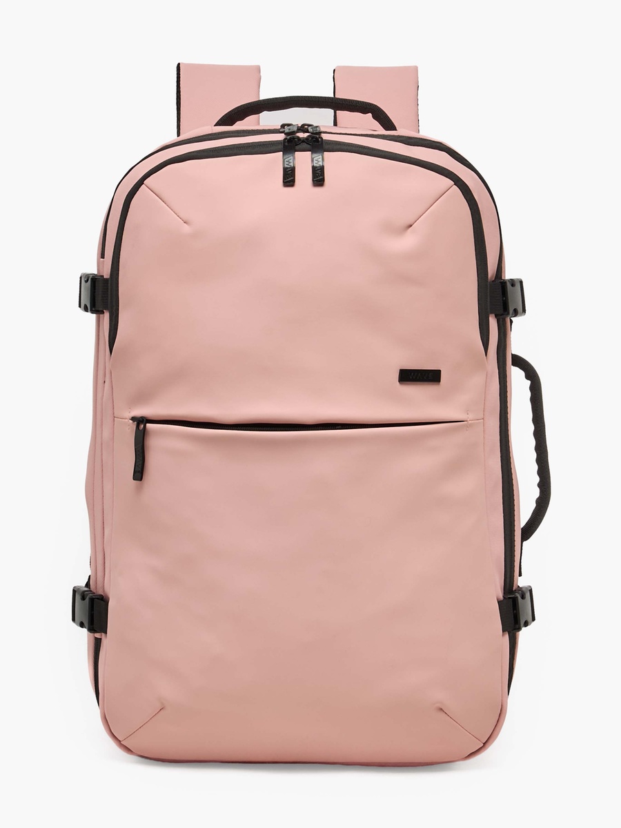 Solid Backpack with Adjustable Straps