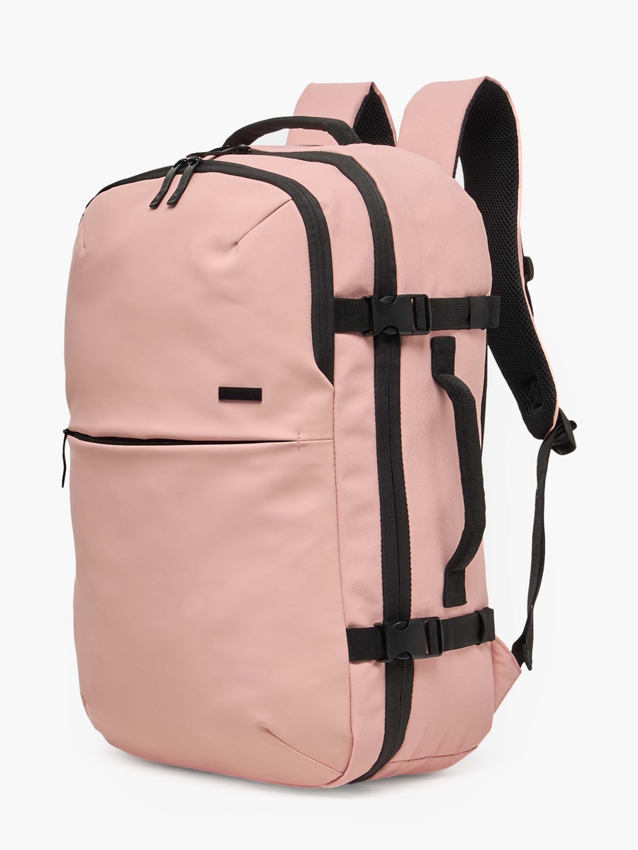 Solid Backpack with Adjustable Straps
