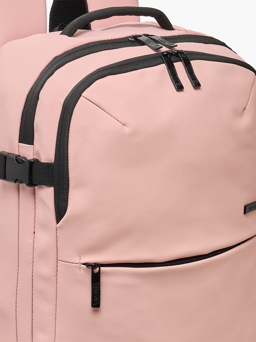 Solid Backpack with Adjustable Straps