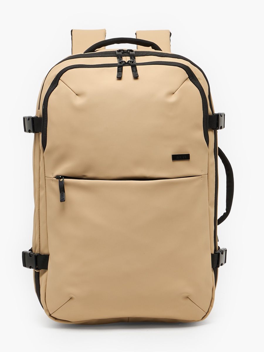 Solid Backpack with Adjustable Straps