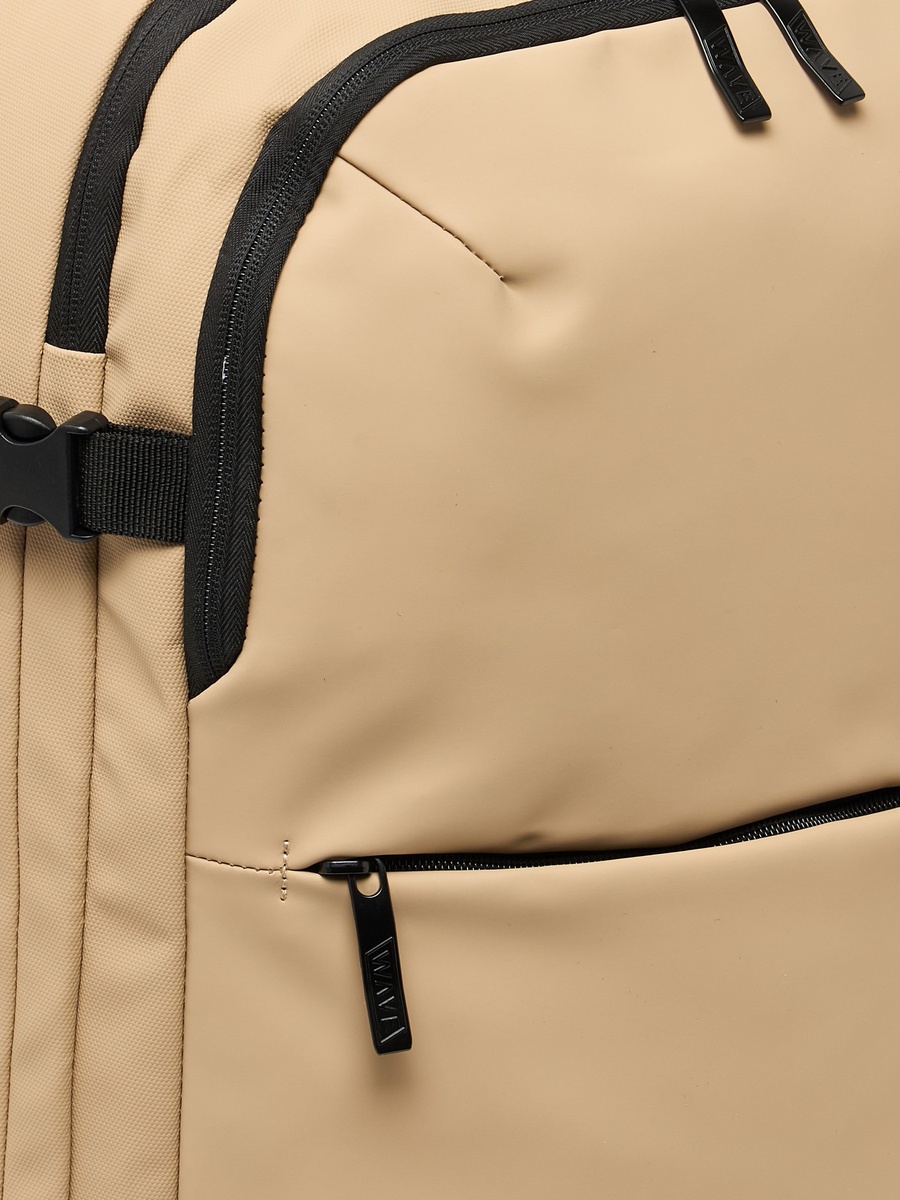 Solid Backpack with Adjustable Straps