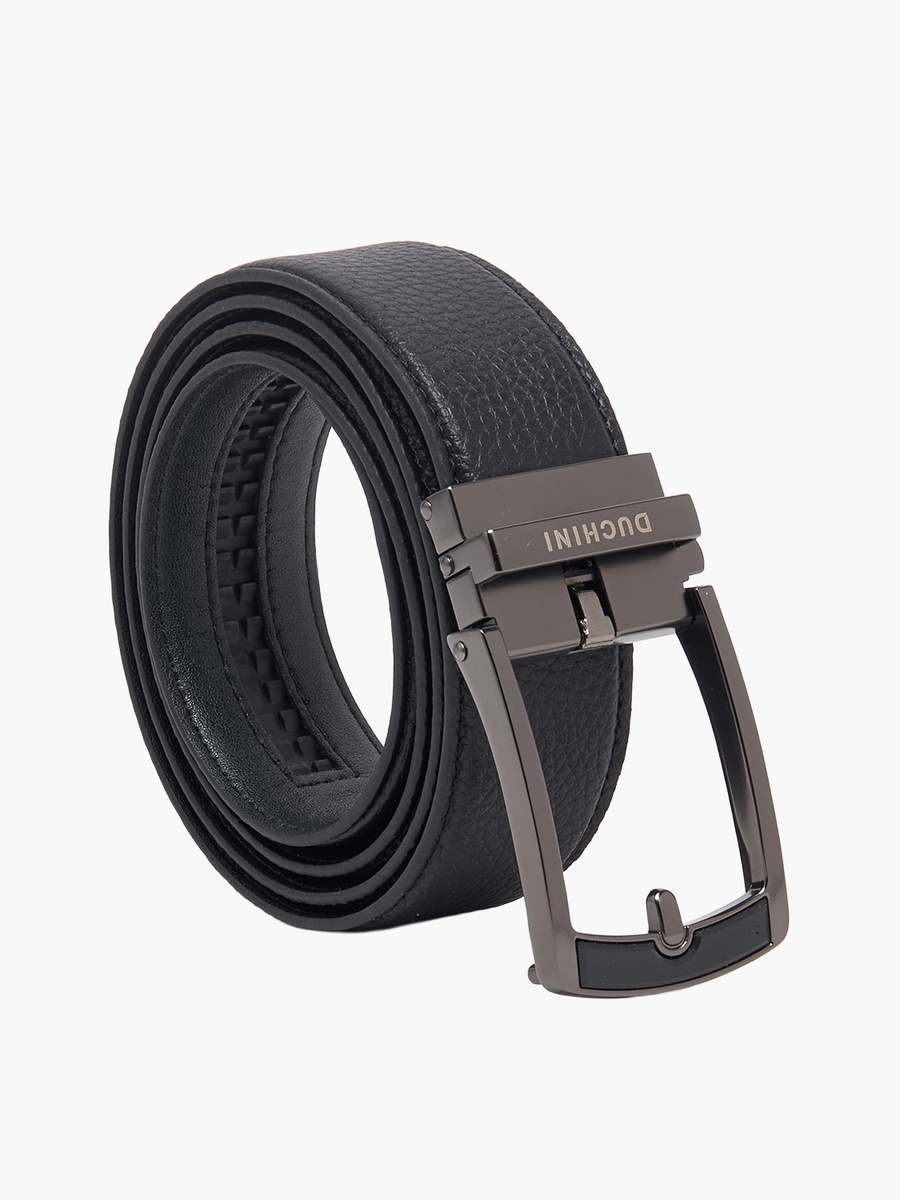 Men Pin Buckle Leather Belt