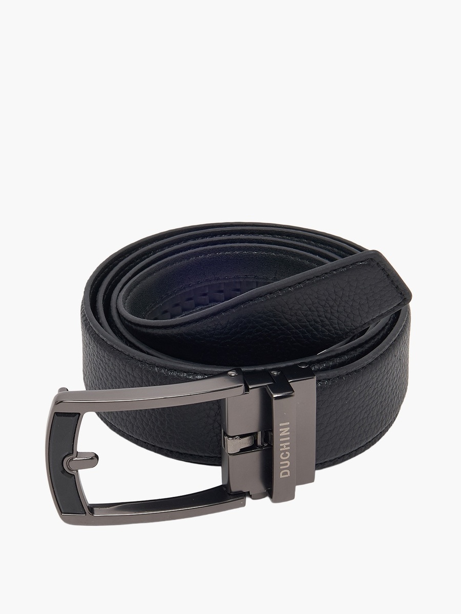 Men Pin Buckle Leather Belt