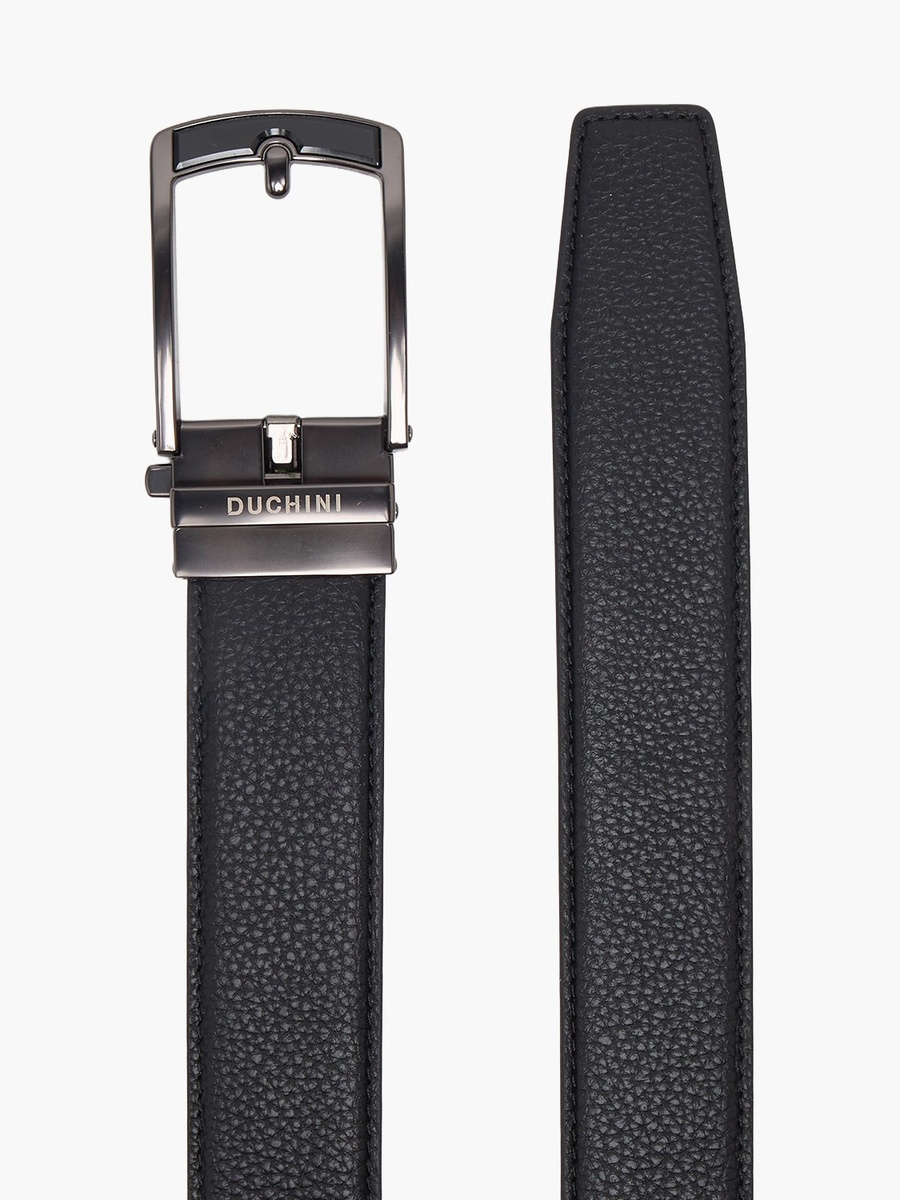Men Pin Buckle Leather Belt
