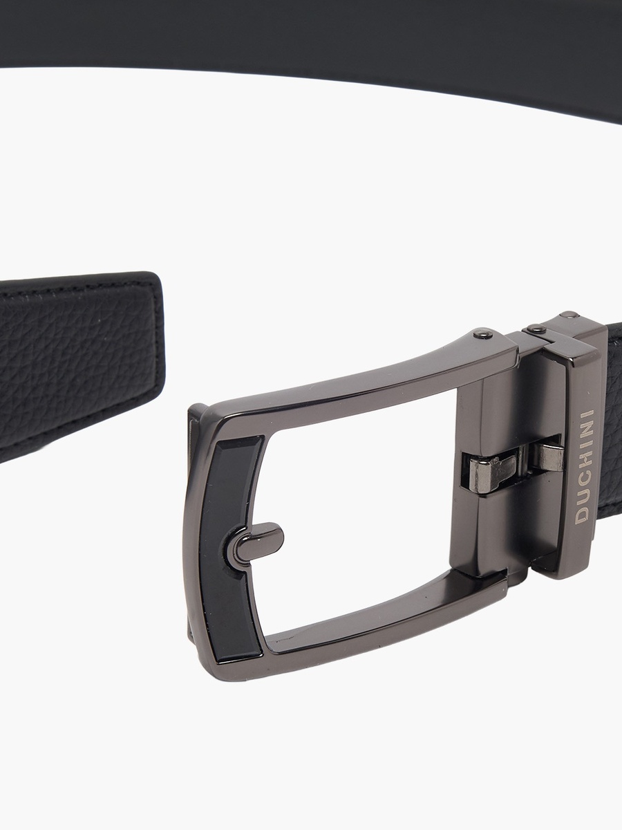 Men Pin Buckle Leather Belt