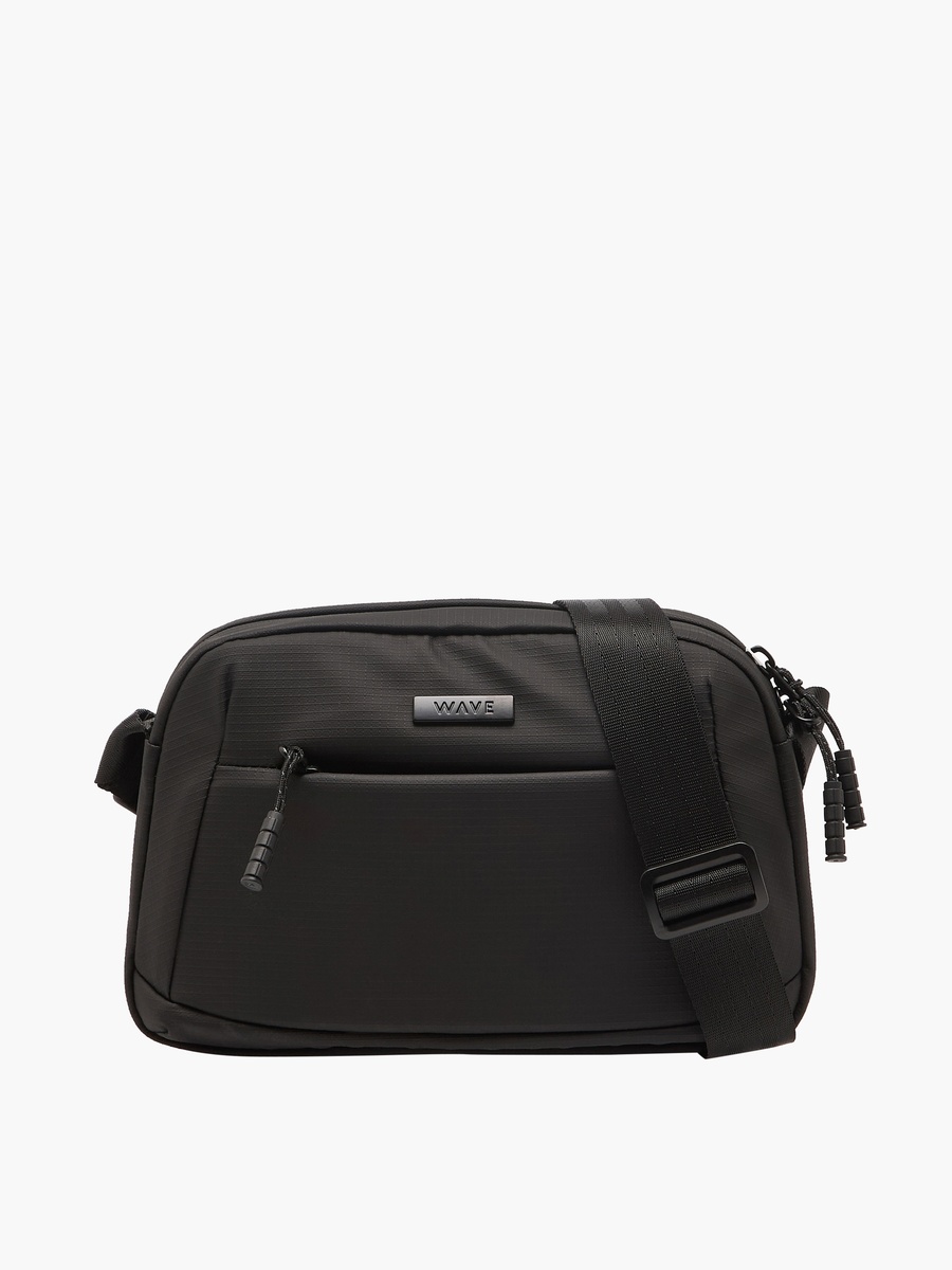 Men Textured Crossbody Bag