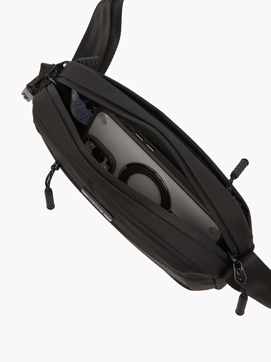 Men Textured Crossbody Bag