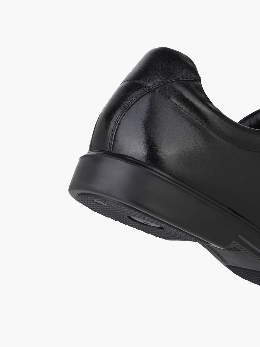 Men Lace-Up Leather Derby Shoes