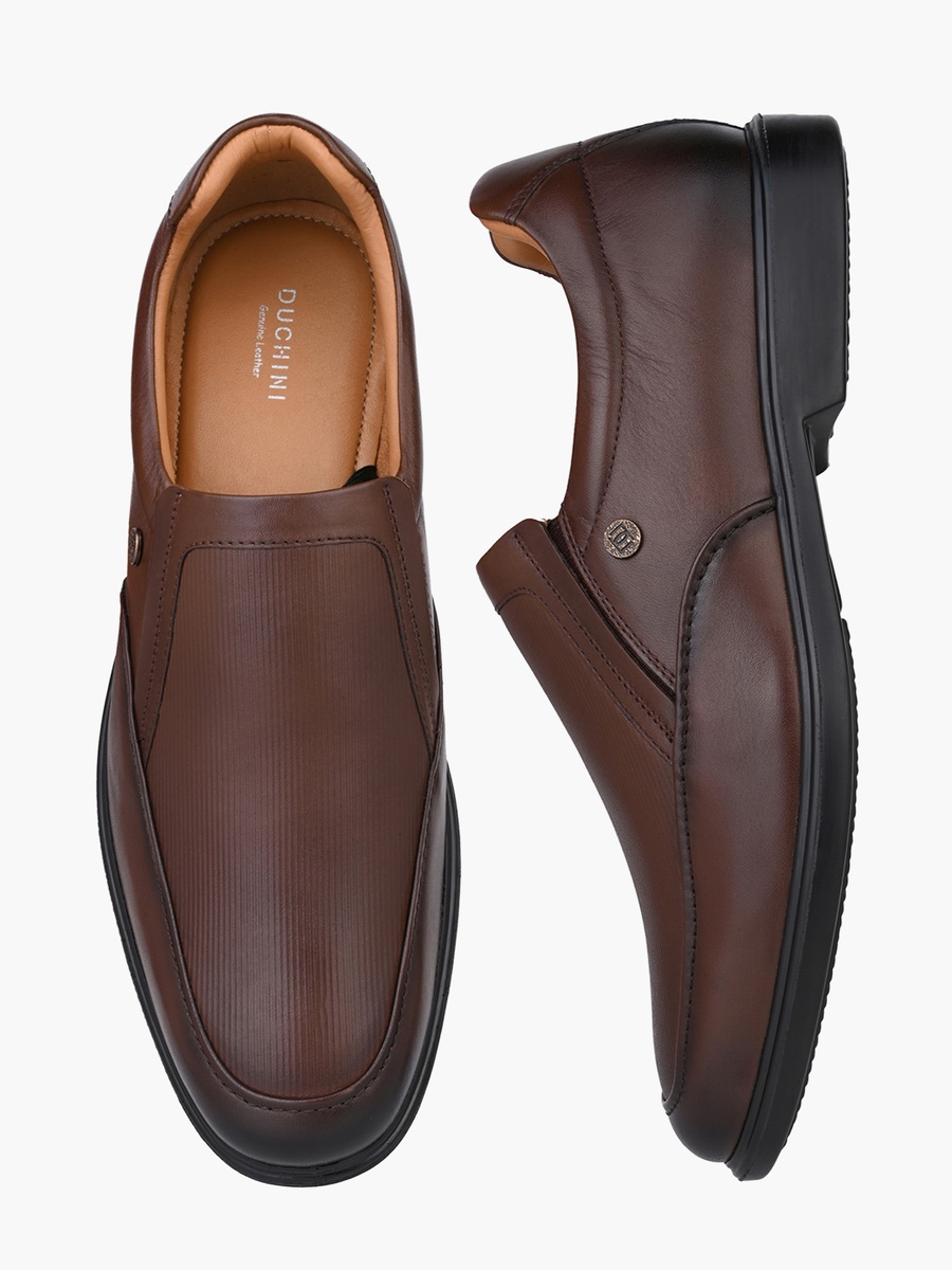 Men Leather Slip-On Loafers