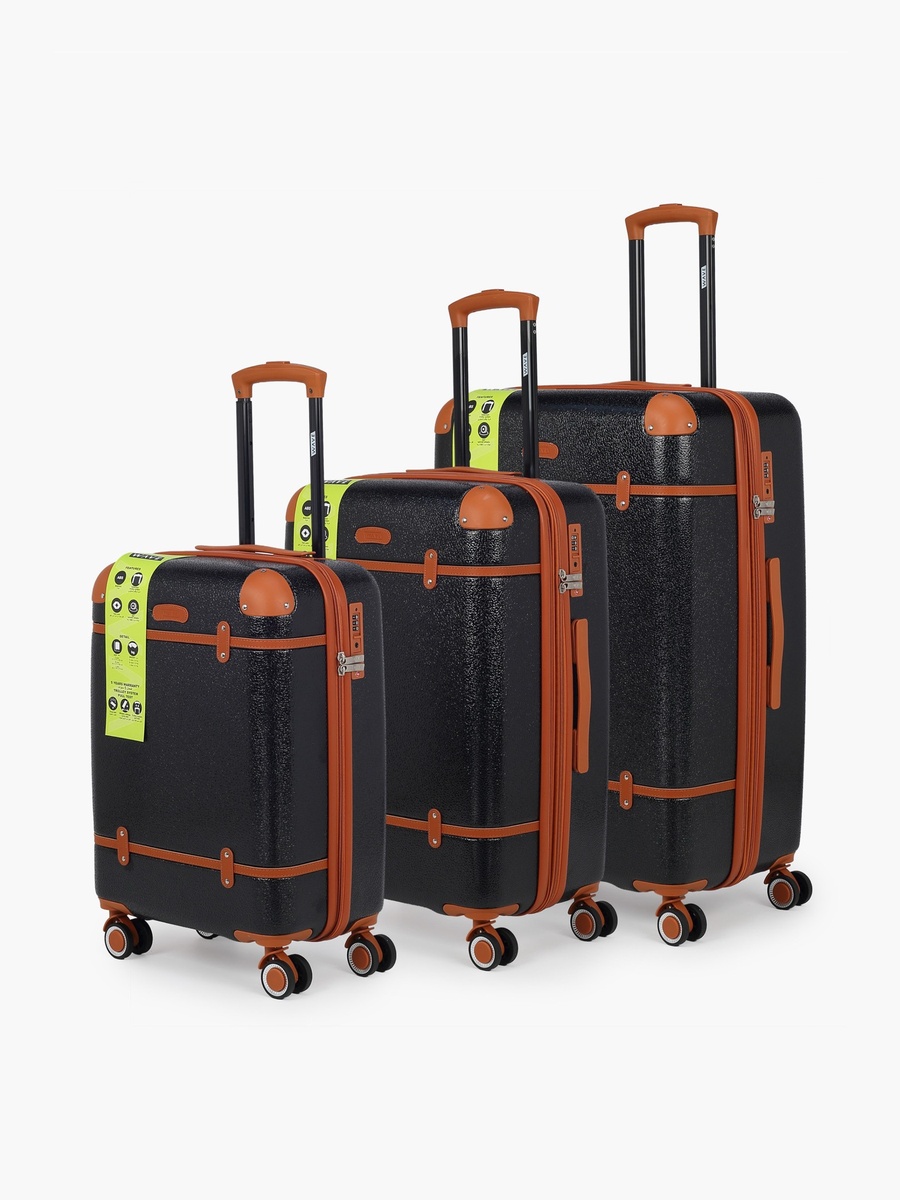 3-Piece Hardcase Luggage Trolley Set with Lock