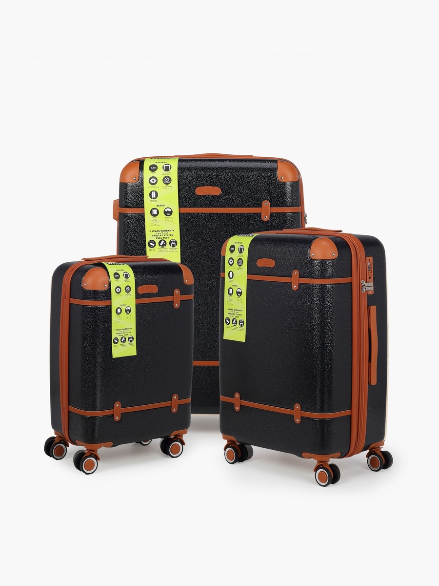 3-Piece Hardcase Luggage Trolley Set with Lock