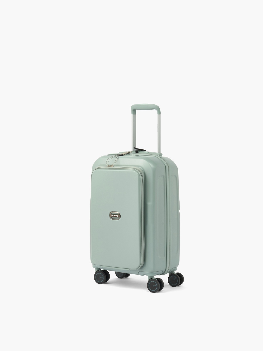Solid Hardcase Luggage Trolley with Retractable Handle - 20 inches Cabin Bag