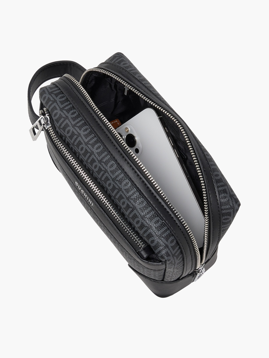 Men Monogram Print Pouch
