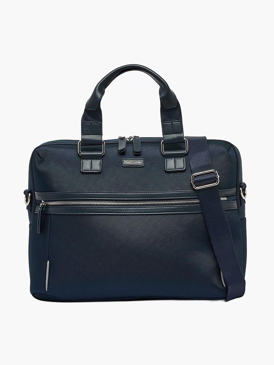 Men Textured Laptop Bag
